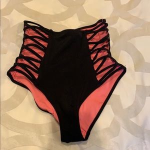 Black bathing suit bottom